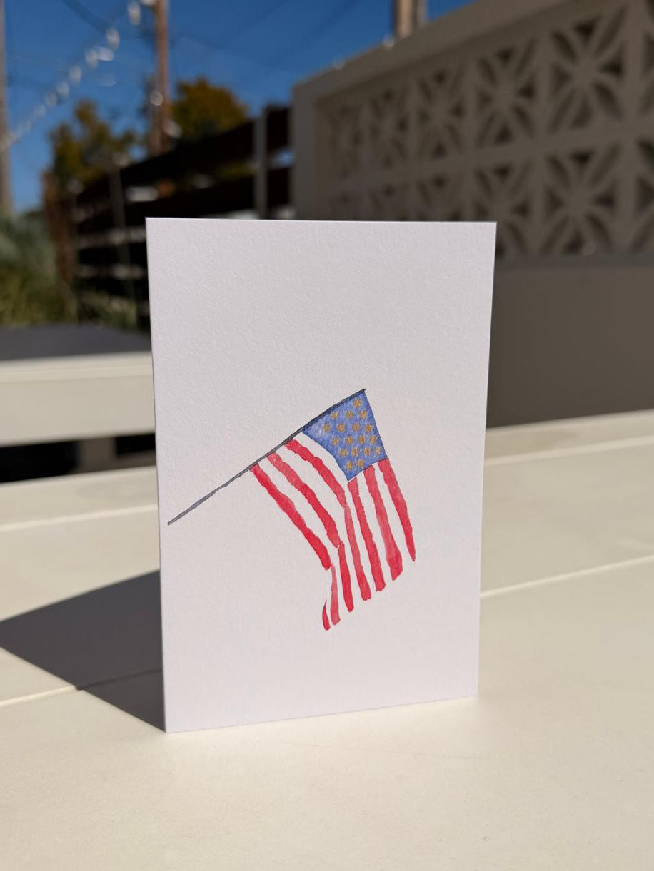American Flag Greeting Card | Any Occassion