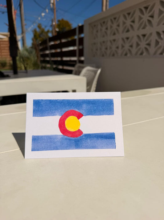Colorado Flag Greeting Card | Any Occasion