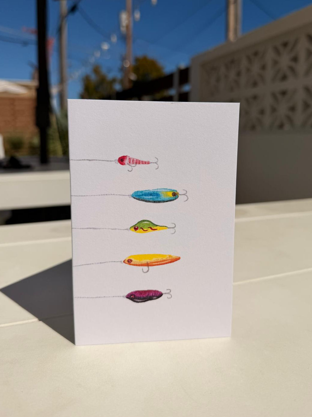 Fishing lures Greeting Card | Any Occasion