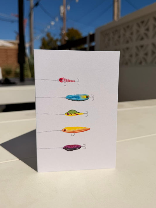 Fishing lures Greeting Card | Any Occasion