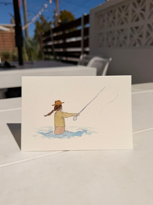Fly Fishing Greeting Card | Any Occasion