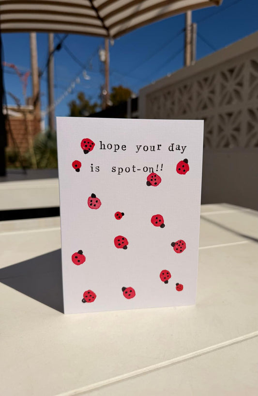 Ladybug Greeting Card | Birthday | Any Occasion