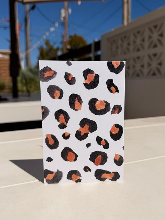 Leopard Print Greeting Card | Any Occasion