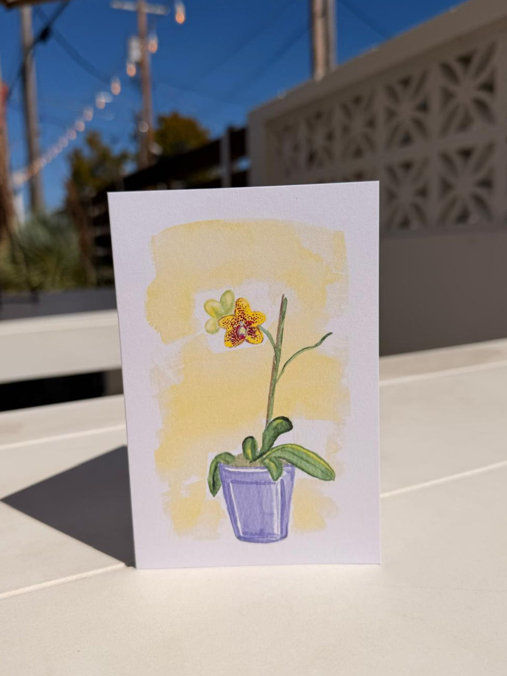 Orchid Greeting Card | Any Occasion