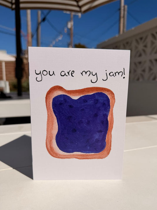 You are my Jam Greeting Card | Any Occasion | Love | Friend | Birthday